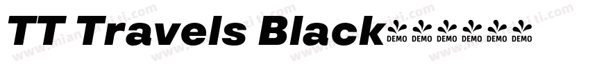 TT Travels Black字体转换